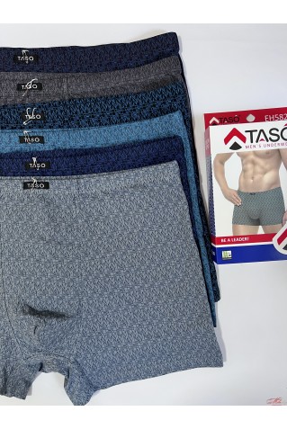 Чоловічі труси боксери з бамбука та бавовни Taso 5828 великого розміру